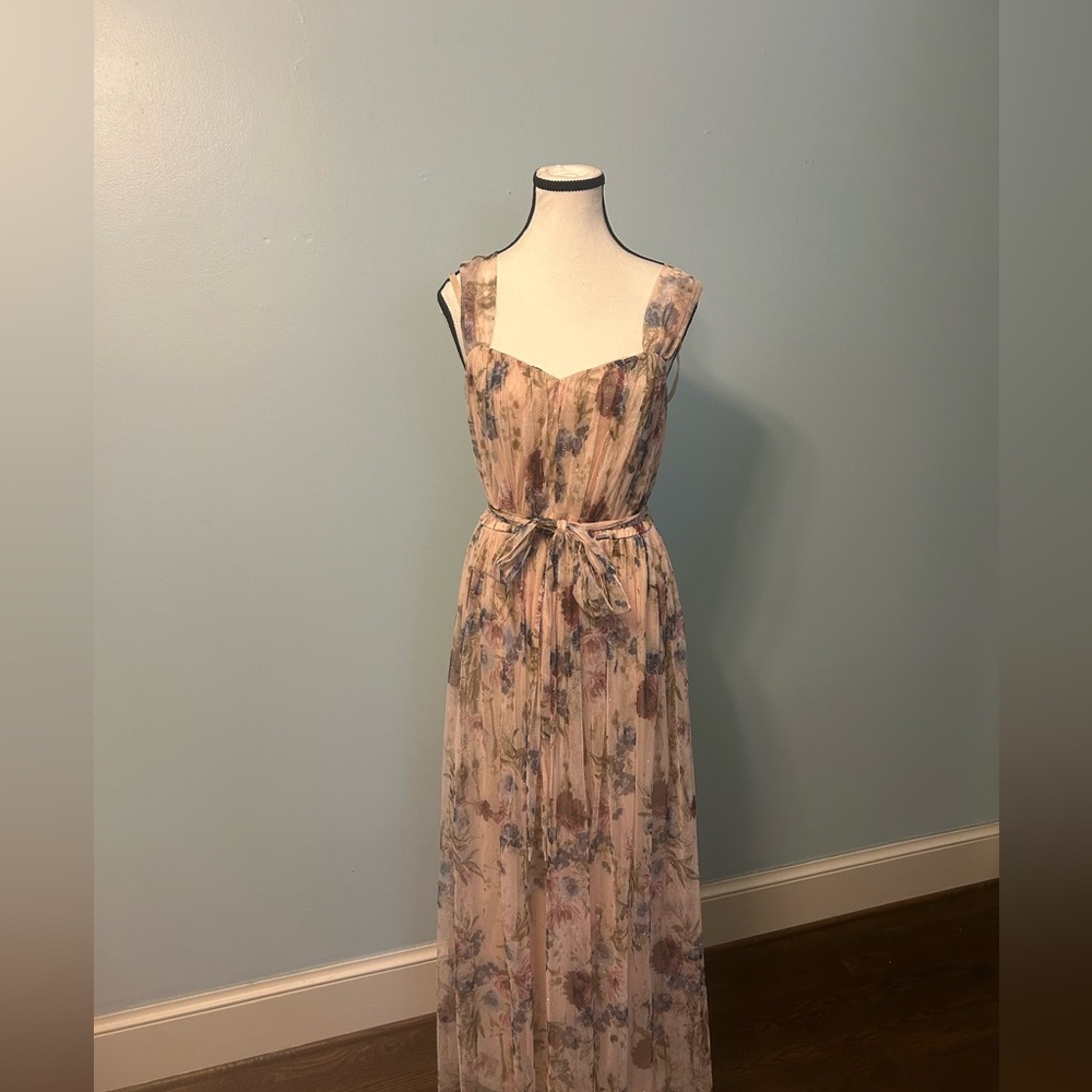 Candalite brand Maxi Sundress with Sweetheart Neckline - Picture 1 of 4